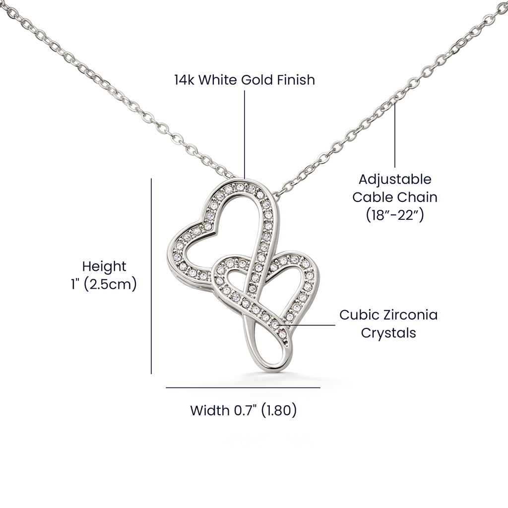 To My Wife Necklace - Anniversary or Christmas Keepsake Gift