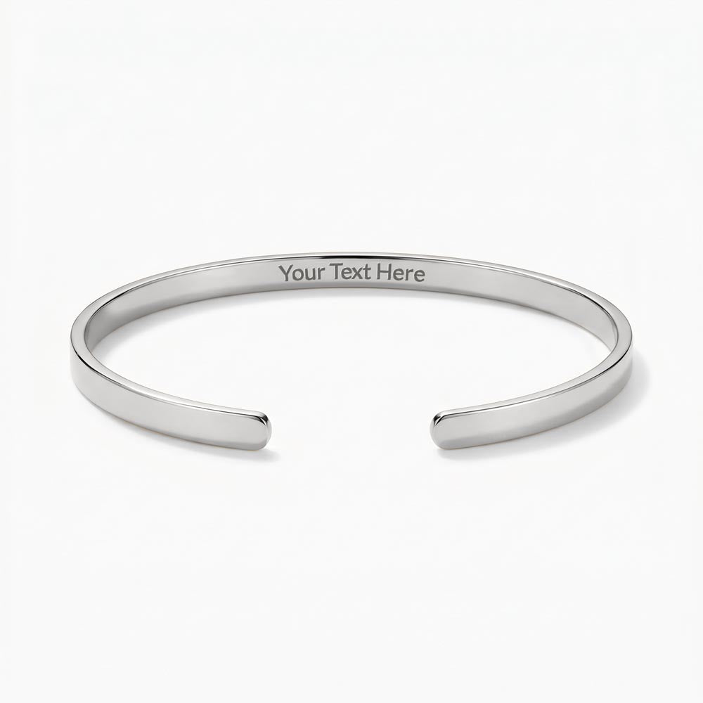 To My Daughter Engraved Cuff Bracelet - Keepsake Gift