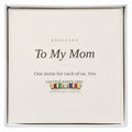 To My Mom Birthstone Ring - Personalized Keepsake Gift for Mother