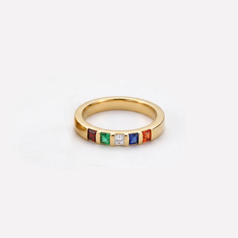To My Mom Birthstone Ring - Personalized Keepsake Gift for Mother – view 3