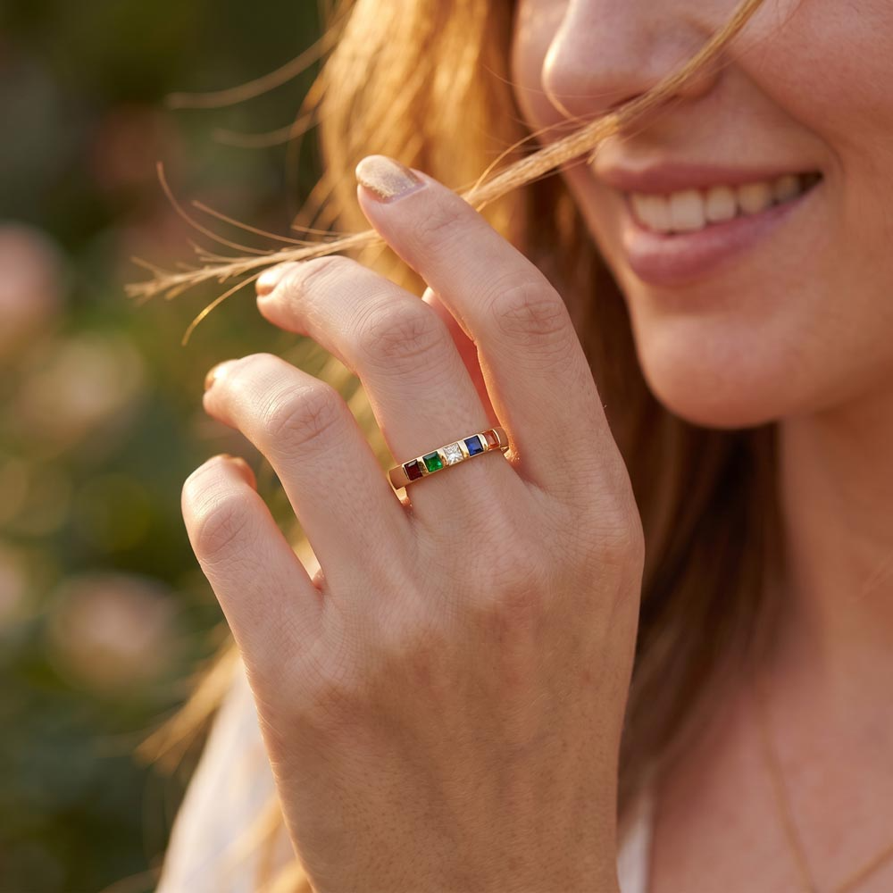 To My Mom Birthstone Ring - Personalized Keepsake Gift for Mother – view 5