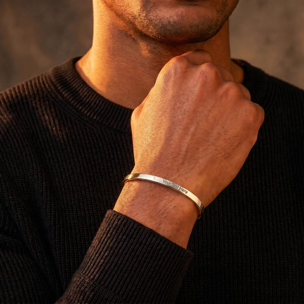 To My Daughter Engraved Cuff Bracelet - Keepsake Gift