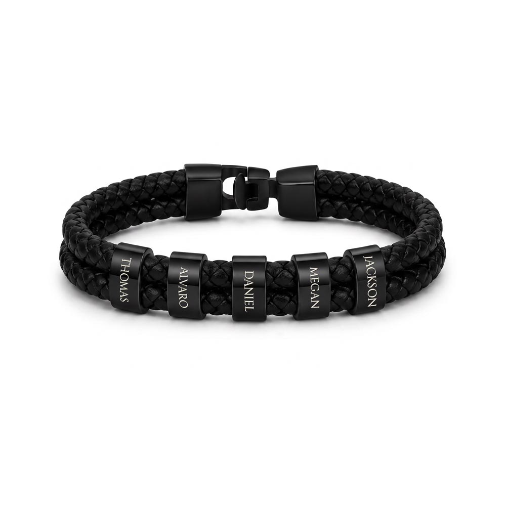 To My Son Personalized Name Bracelet - Keepsake Gift for Him – view 6