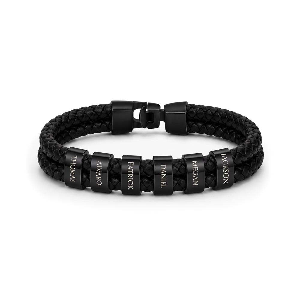 To My Son Personalized Name Bracelet - Keepsake Gift for Him – view 7