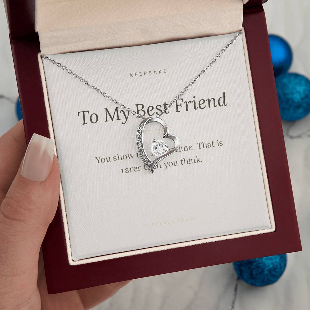 To My Best Friend Forever Love Necklace - Keepsake Gift with Message Card – view 11