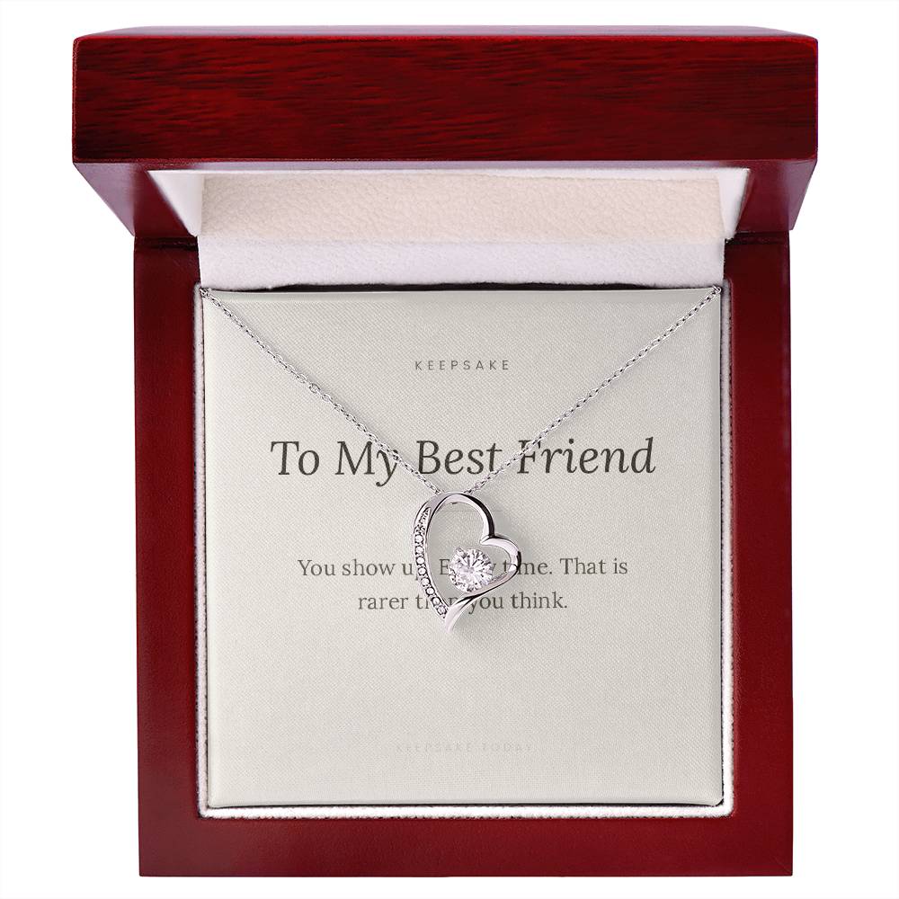 To My Best Friend Forever Love Necklace - Keepsake Gift with Message Card – view 9
