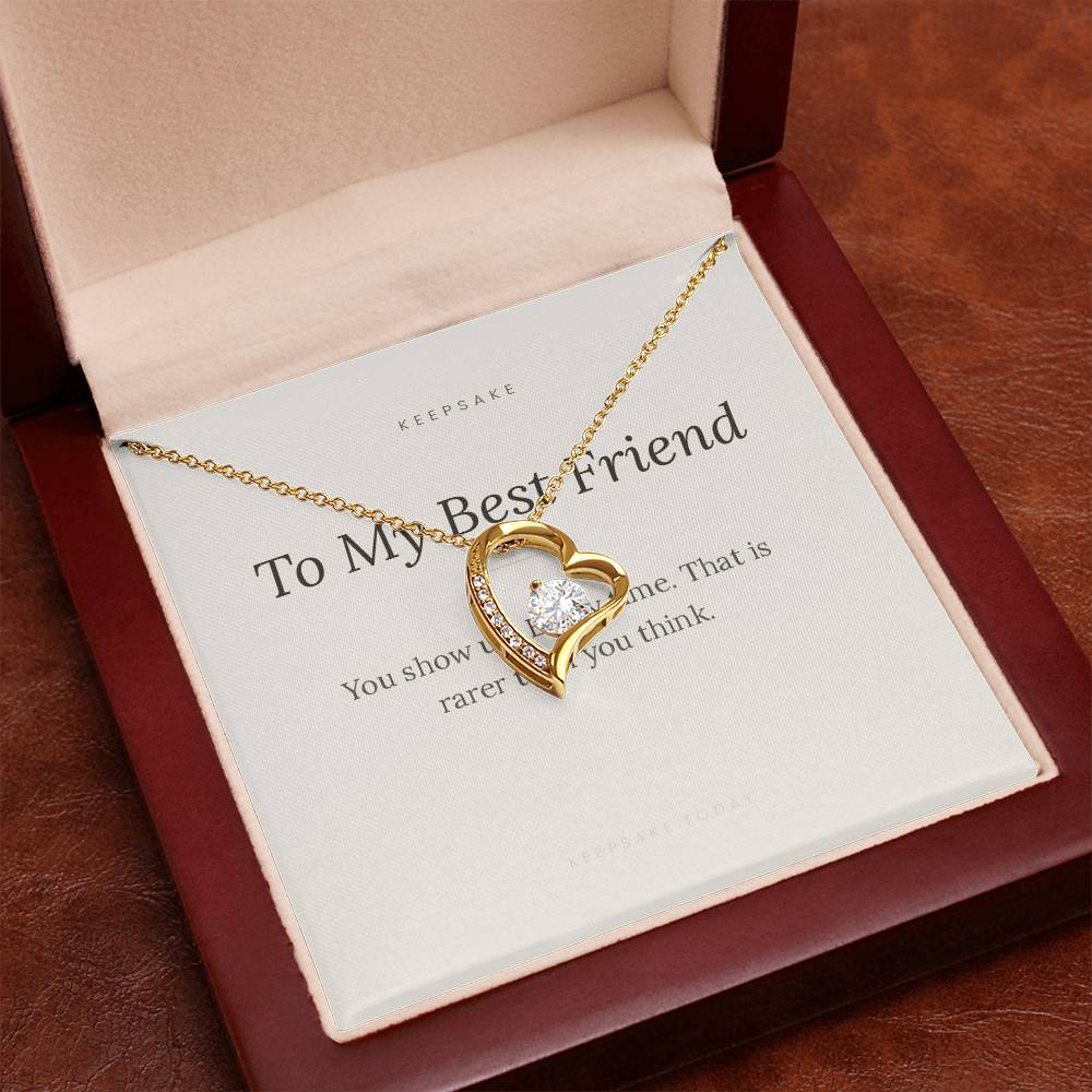 To My Best Friend Forever Love Necklace - Keepsake Gift with Message Card – view 14