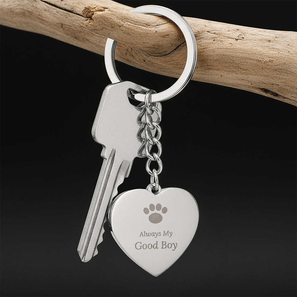 Always My Good Boy Pet Memorial Keychain - Dog Loss Sympathy Gift – view 4