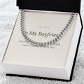 To My Boyfriend Cuban Link Chain – view 4