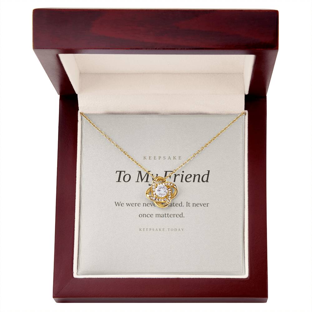 To My Best Friend Necklace - Keepsake Gift for Her – view 5