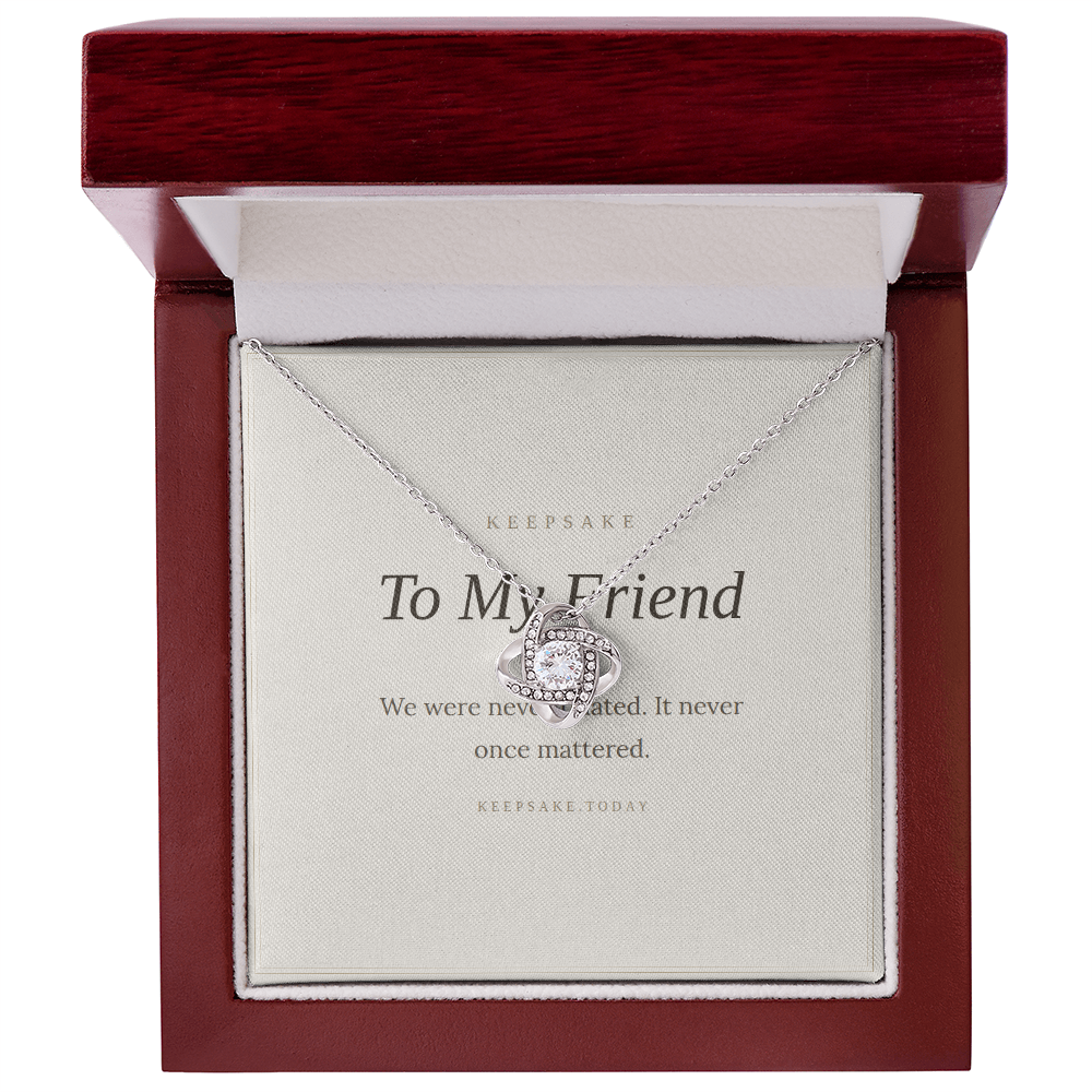 To My Best Friend Necklace - Keepsake Gift for Her – view 4