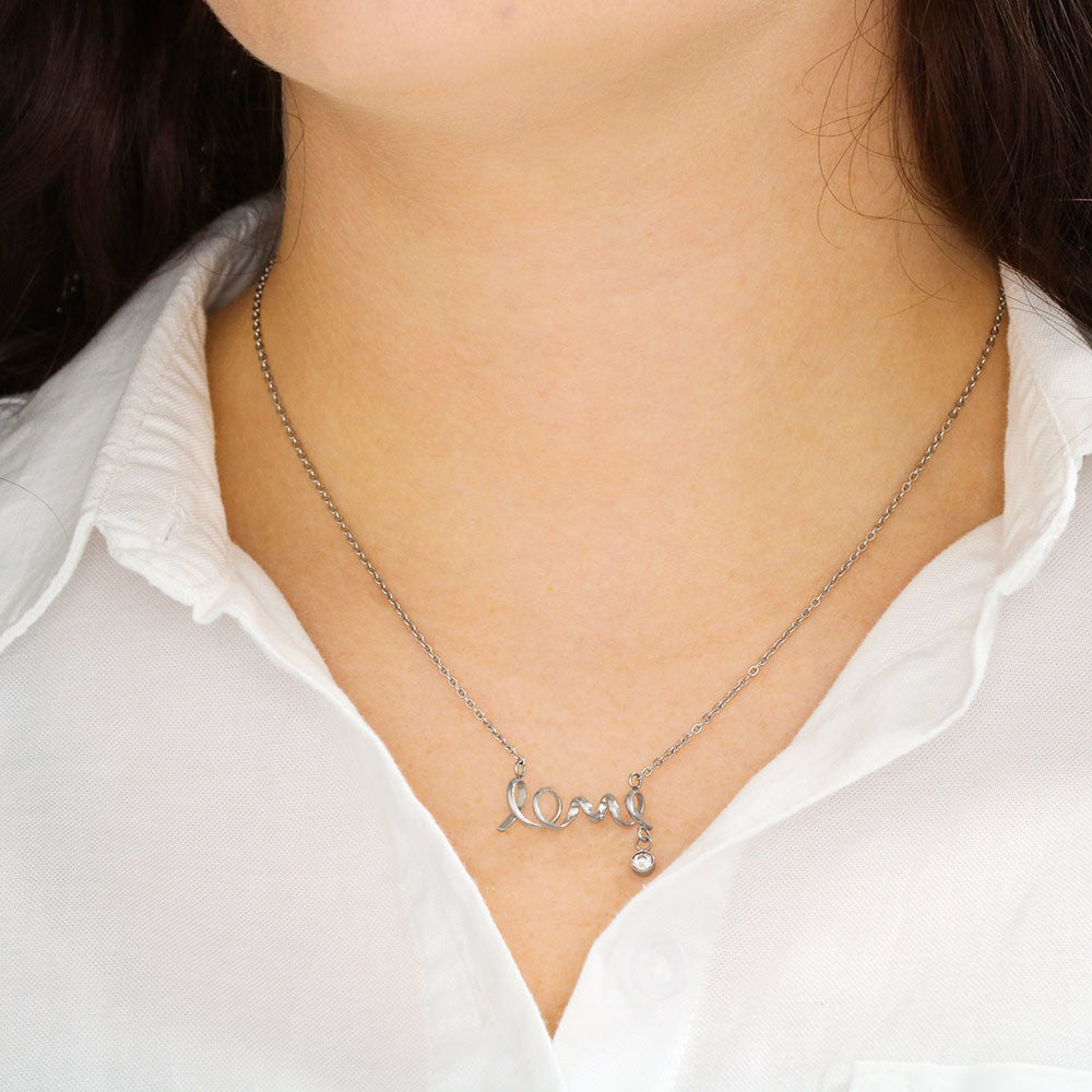 To My Sister Necklace - Keepsake Gift for Birthday or Christmas