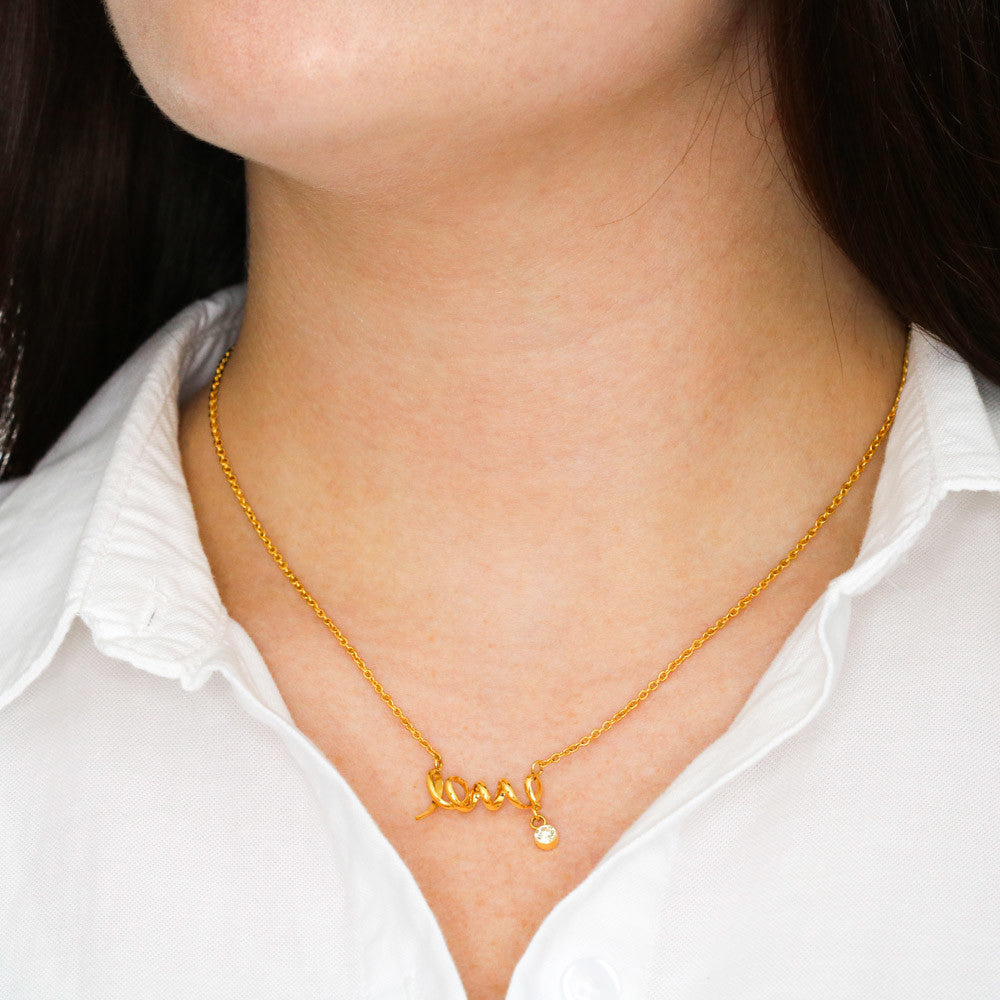 To My Sister Necklace - Keepsake Gift for Birthday or Christmas