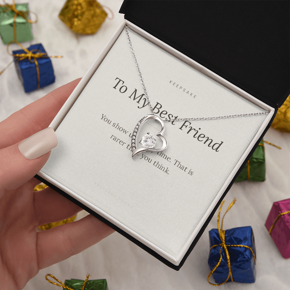 To My Best Friend Forever Love Necklace - Keepsake Gift with Message Card – view 3
