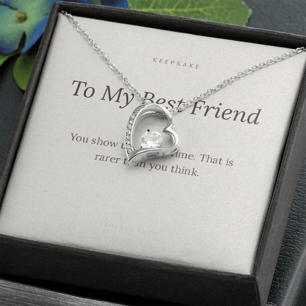To My Best Friend Forever Love Necklace - Keepsake Gift with Message Card – view 5