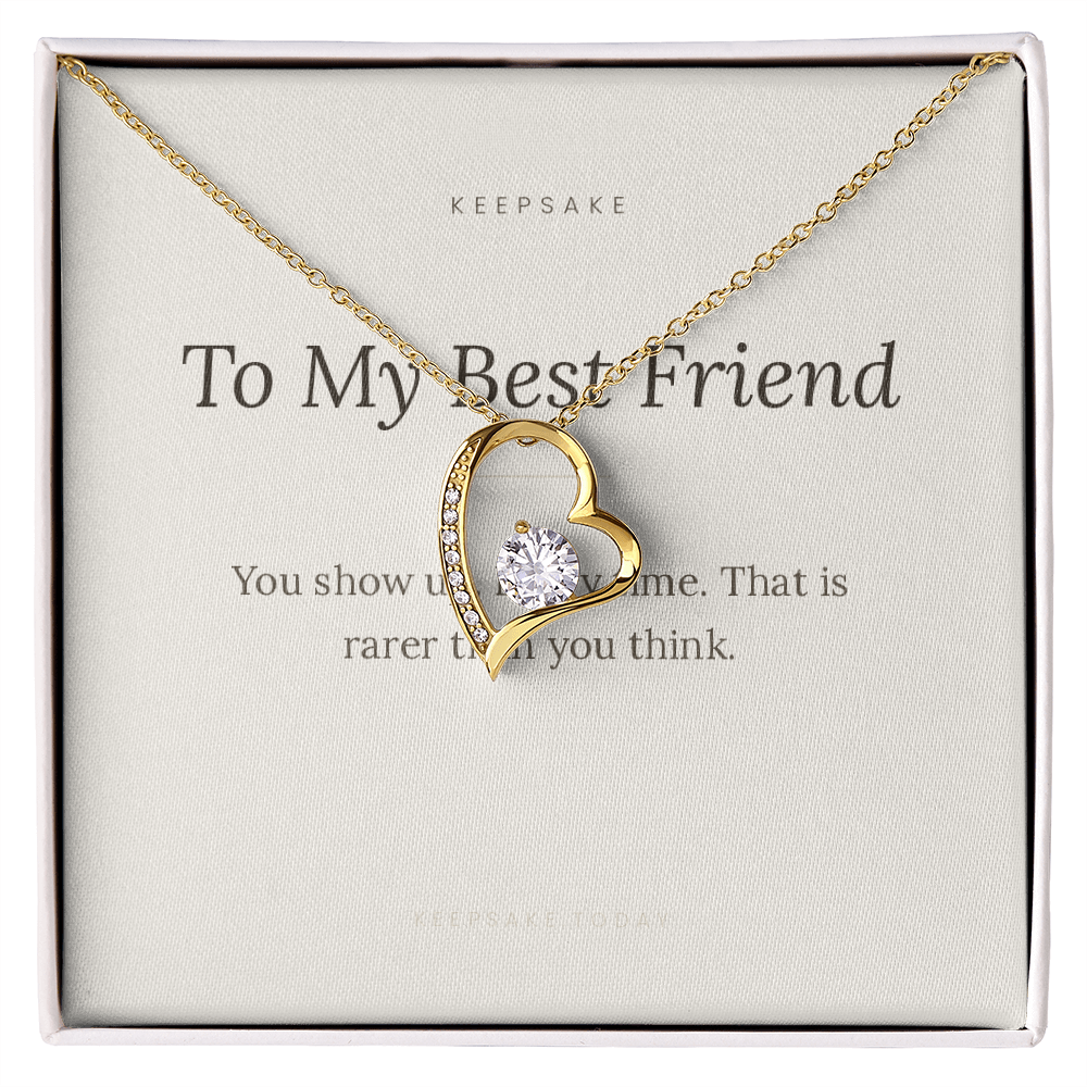 To My Best Friend Forever Love Necklace - Keepsake Gift with Message Card – view 6