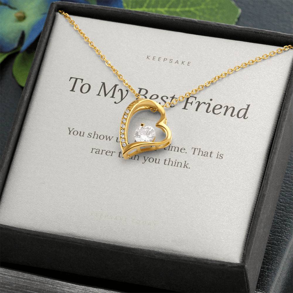 To My Best Friend Forever Love Necklace - Keepsake Gift with Message Card – view 8