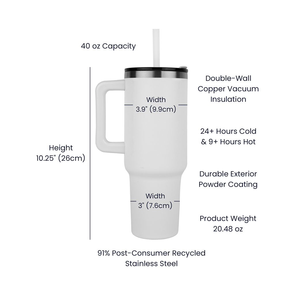 Mama 40oz Tumbler - Laser Engraved Keepsake Gift for Mom