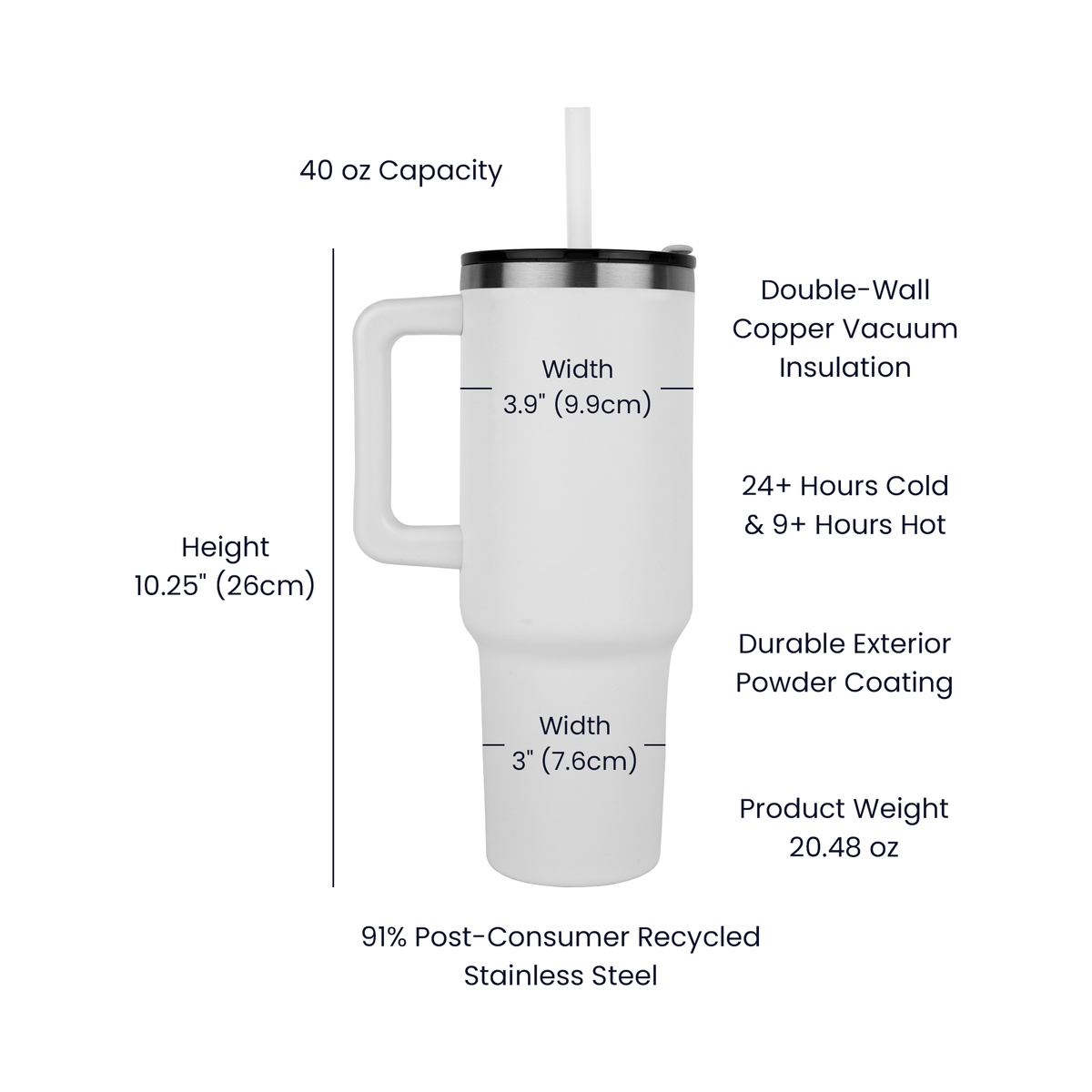 Mama 40oz Tumbler - Laser Engraved Keepsake Gift for Mom