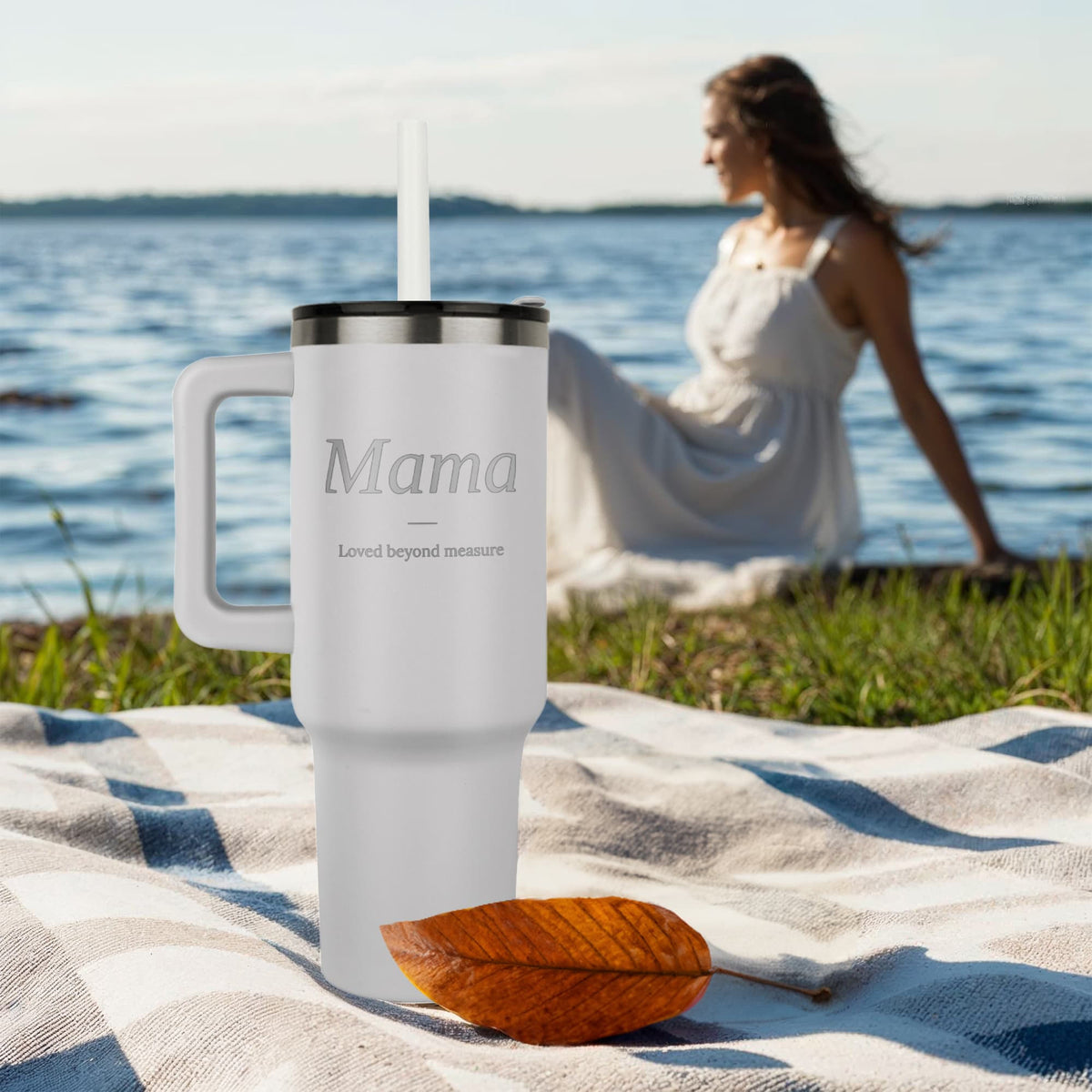 Mama 40oz Tumbler - Laser Engraved Keepsake Gift for Mom