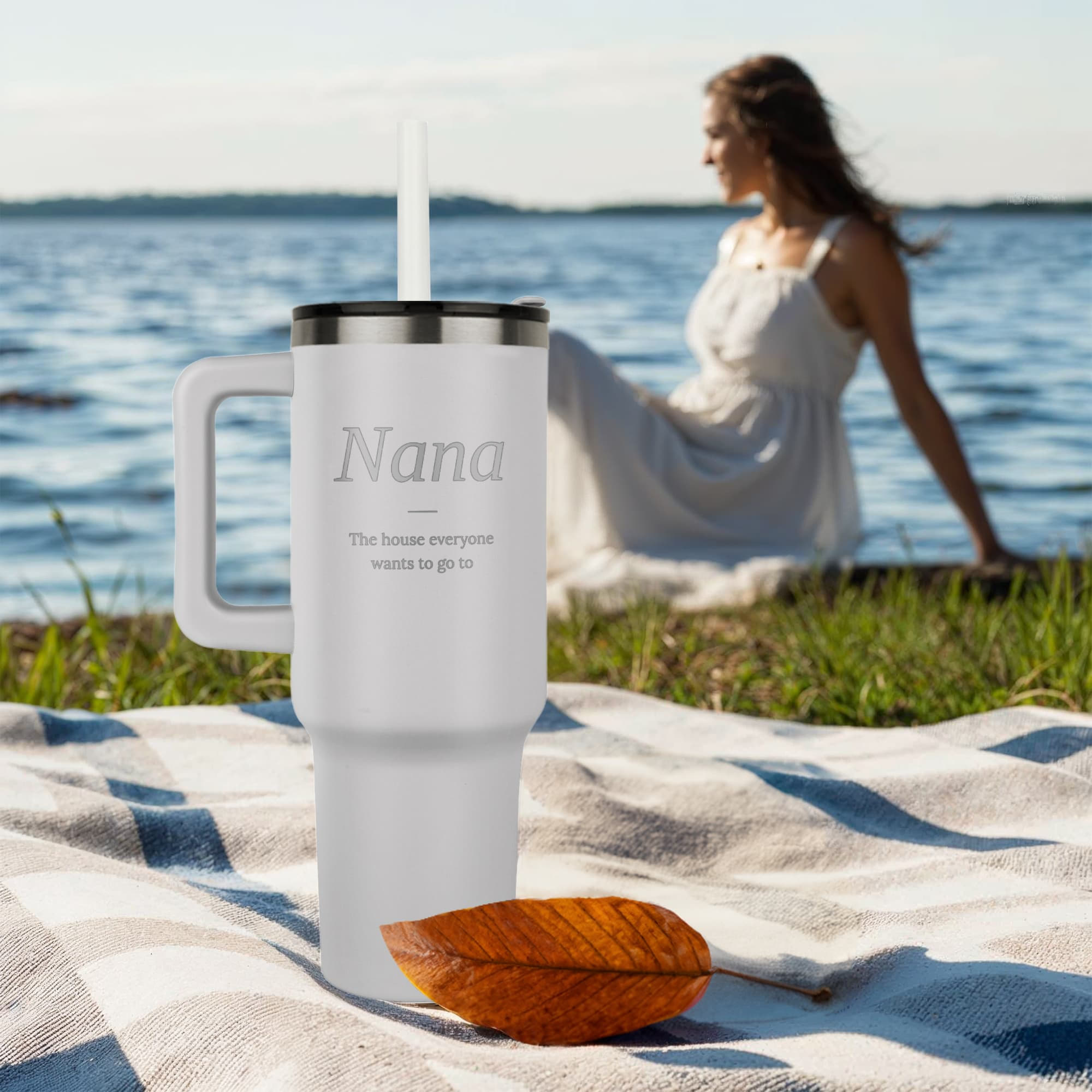 Nana 40oz Tumbler - Laser Engraved Keepsake Gift for Grandma