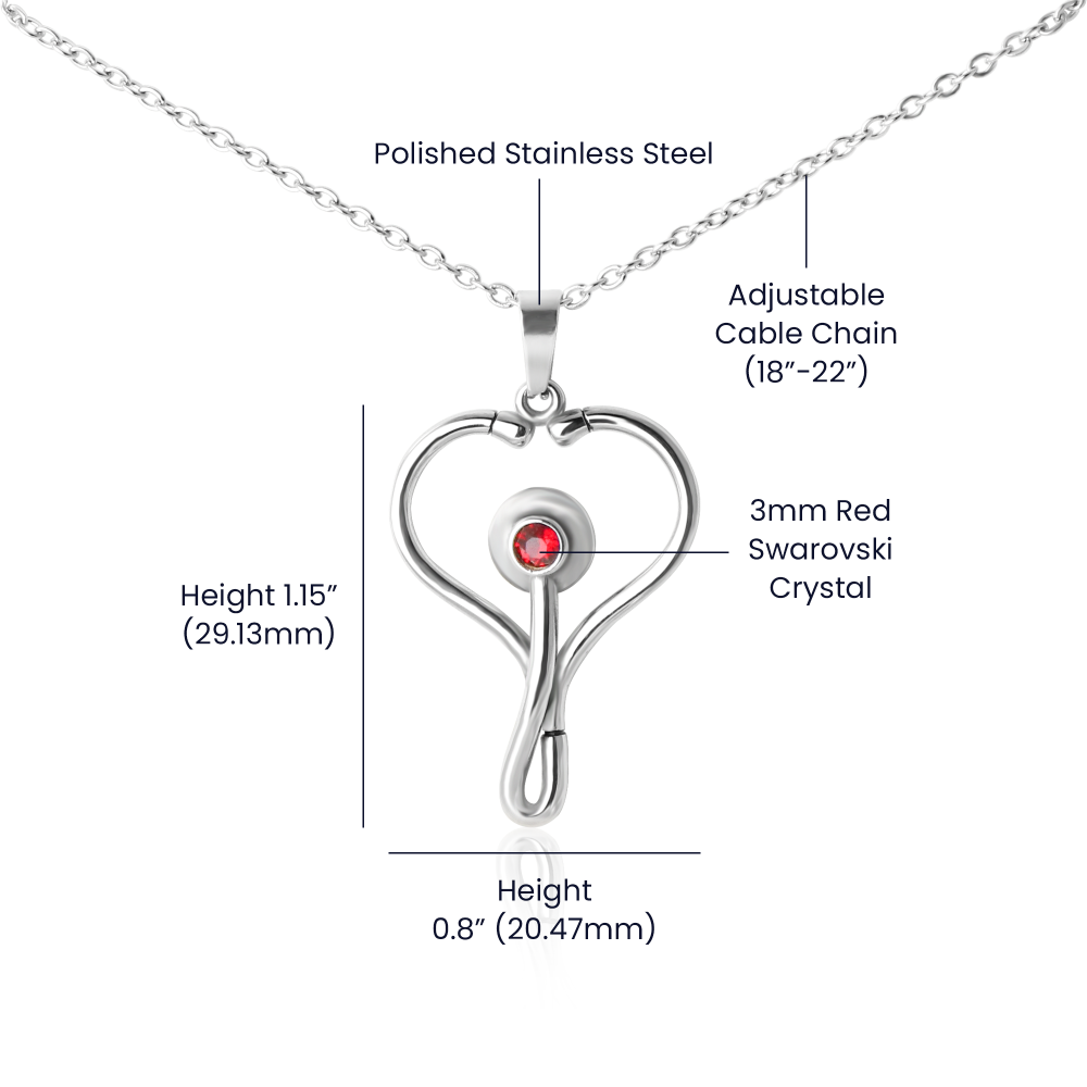 To My Grandma Necklace - Keepsake Gift from Grandchild