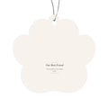 Dog Christmas Ornament Paw Print - Keepsake Gift for Pet Owners
