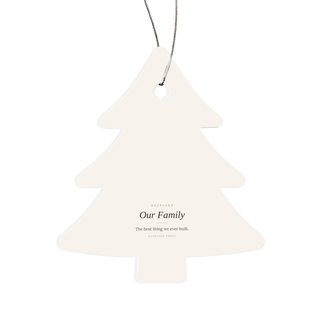 Our Family Christmas Tree Ornament - Keepsake Gift