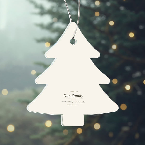 Our Family Christmas Tree Ornament - Keepsake Gift