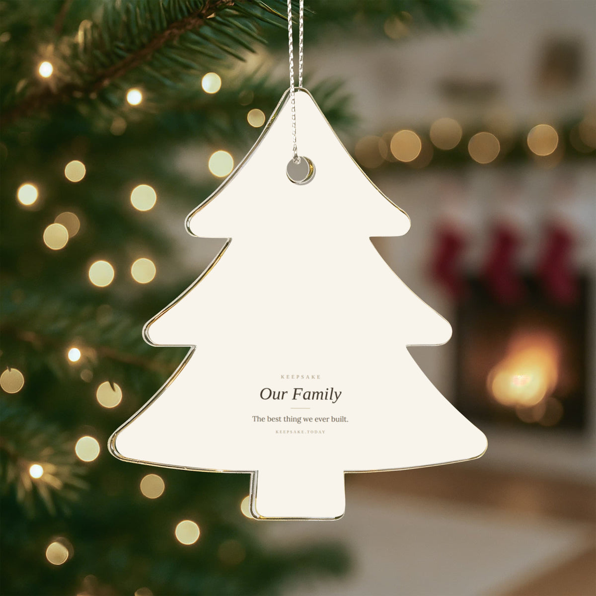Our Family Christmas Tree Ornament - Keepsake Gift