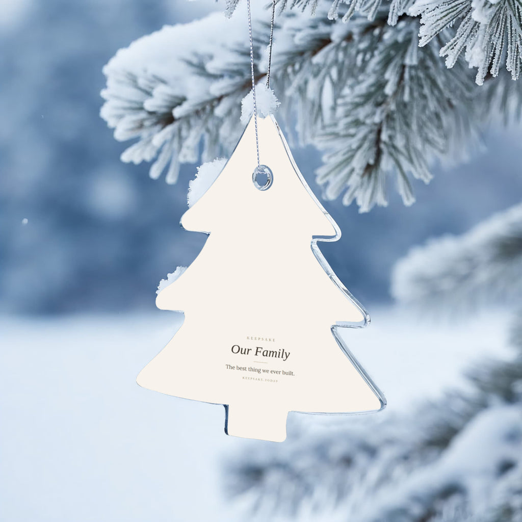 Our Family Christmas Tree Ornament - Keepsake Gift