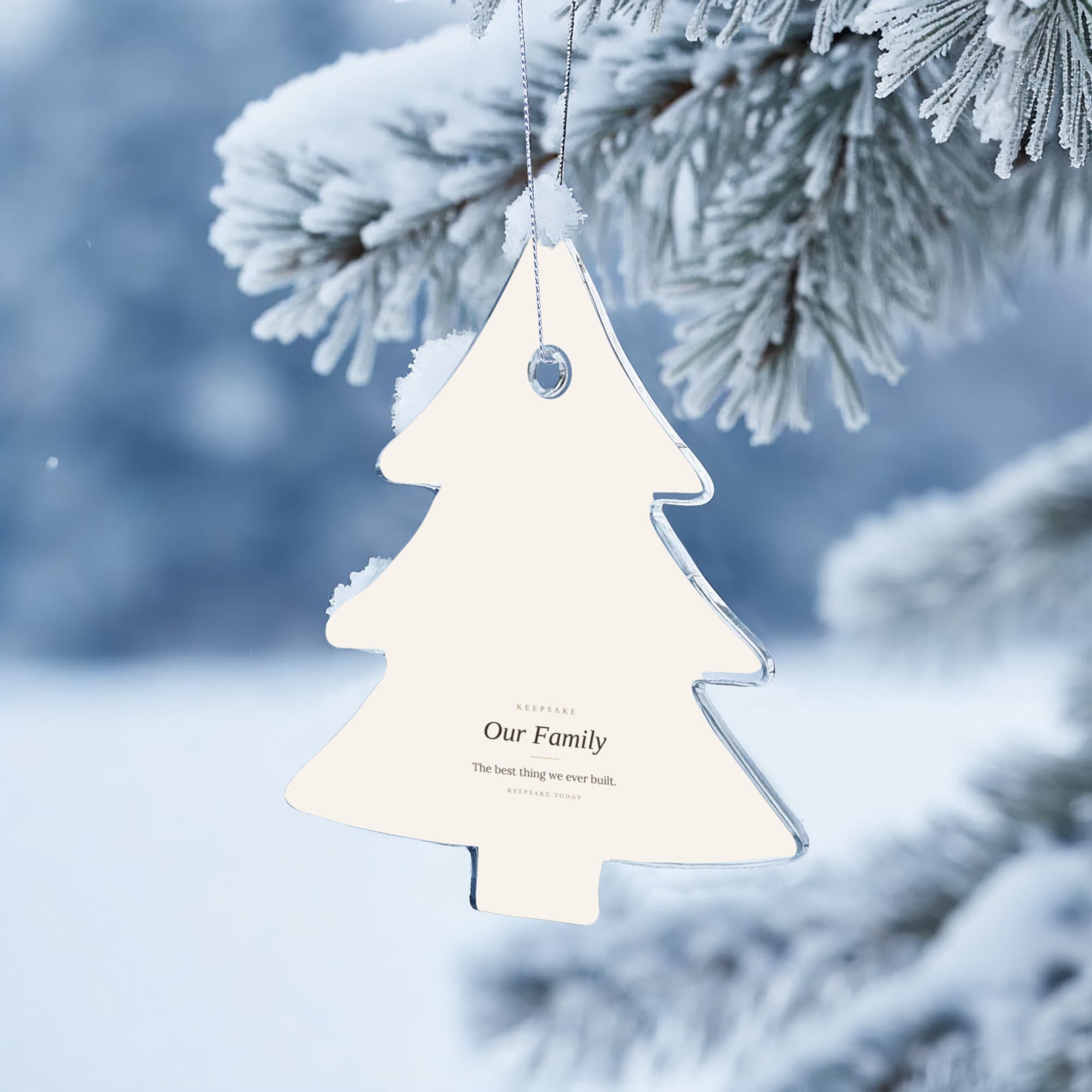 Our Family Christmas Tree Ornament - Keepsake Gift