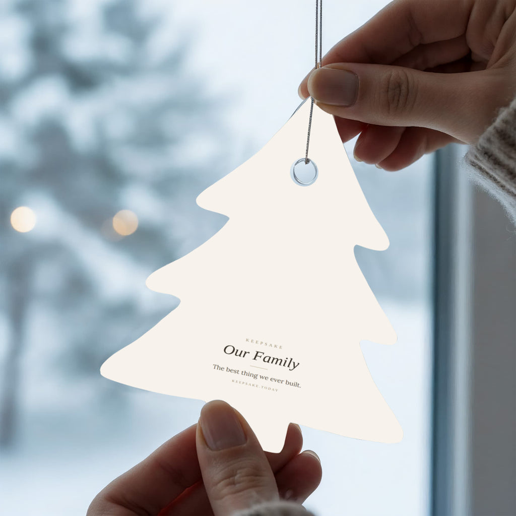 Our Family Christmas Tree Ornament - Keepsake Gift