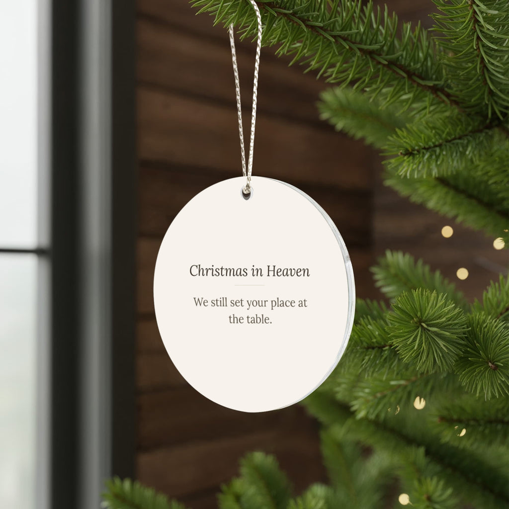 Christmas in Heaven Memorial Ornament - Keepsake Remembrance Gift – view 4