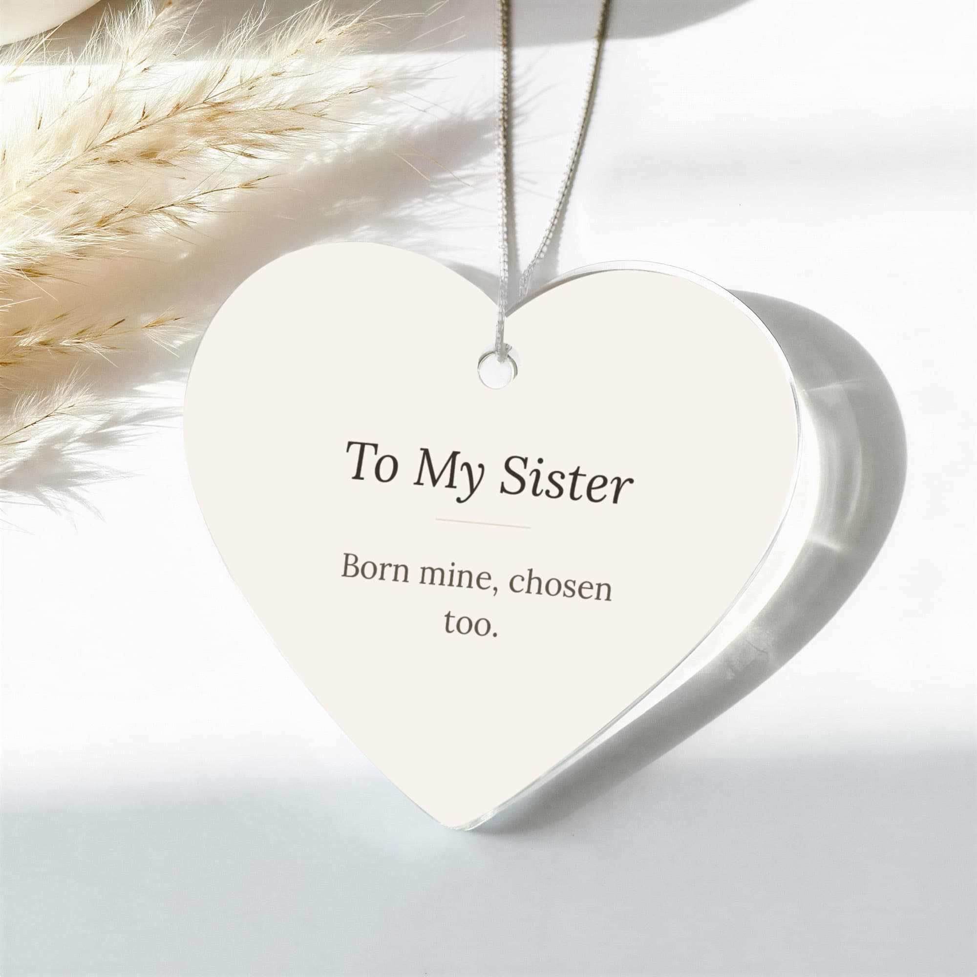 To My Sister Christmas Ornament - Keepsake Gift for Her – view 4